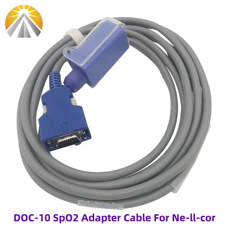 Top Tech Accessories - 재사용 가능한 SpO2 센서 익스텐션 케이블,