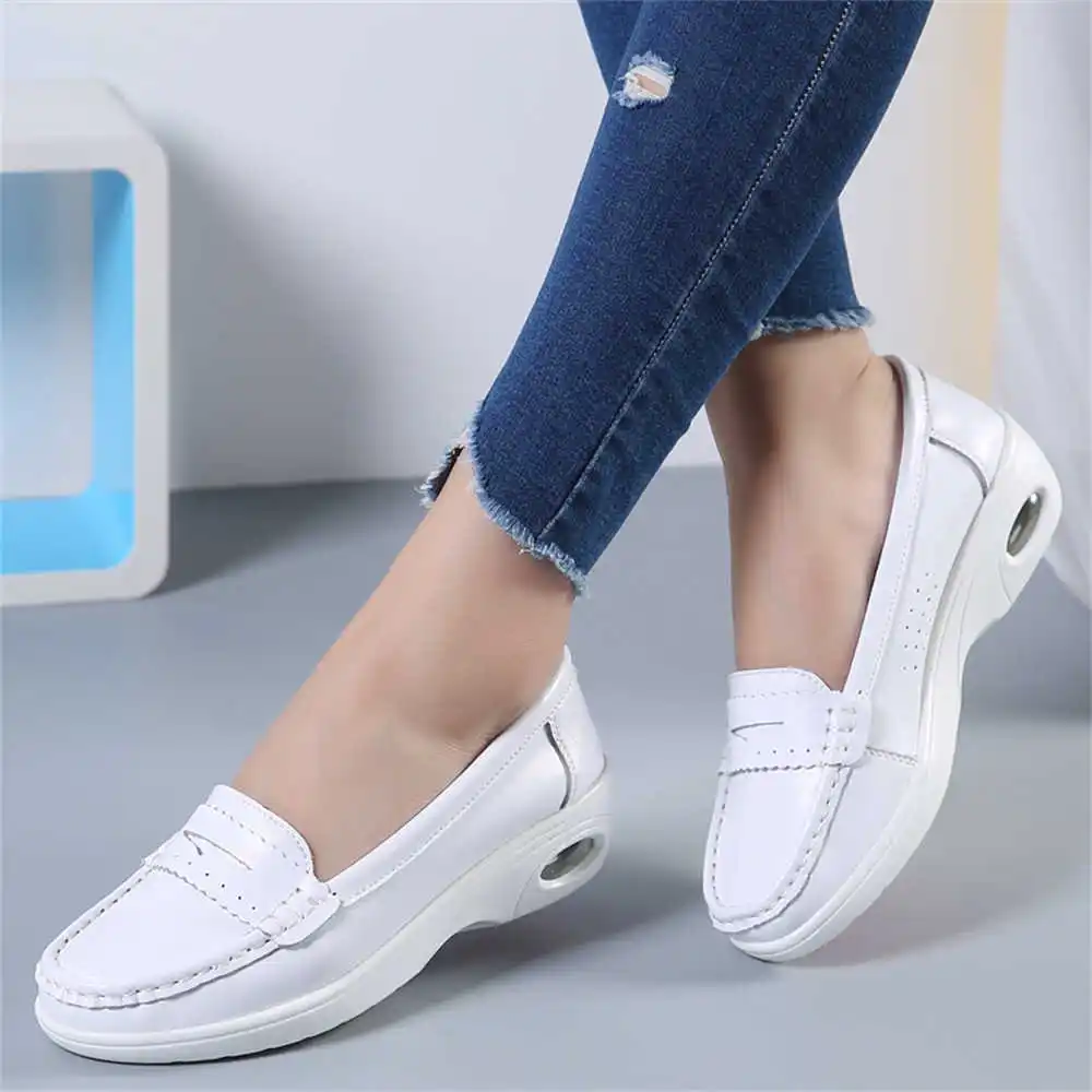 남녀공용 두꺼운 밑창 슬립온 화이트 트레이너, 플랫 슈 - Tech Accessories Suppliers 리뷰 및 가격