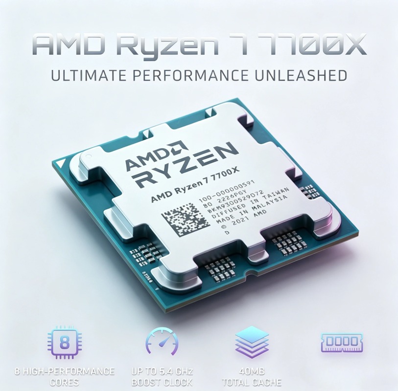AMD Ryzen 7 7700X CPU, R7 7700 - Amd Cpu Ryzen 7 리뷰 및 가격