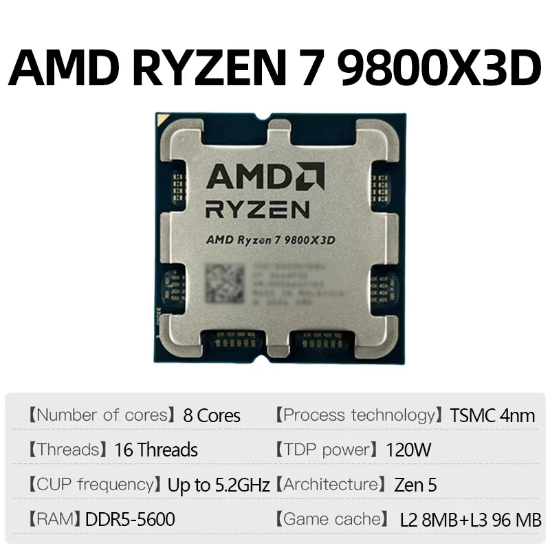 2026년형 AMD 라이젠 7 9800X3D R7 98 - Amd Cpu Ryzen 7 리뷰 및 가격