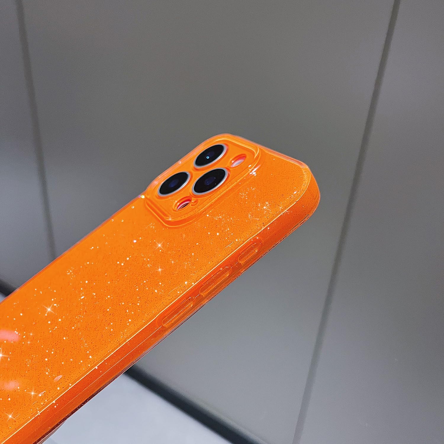 Desert Orange 여성용 귀여운 글리터 케이스, - Tech Accessories Iphone 리뷰 및 가격