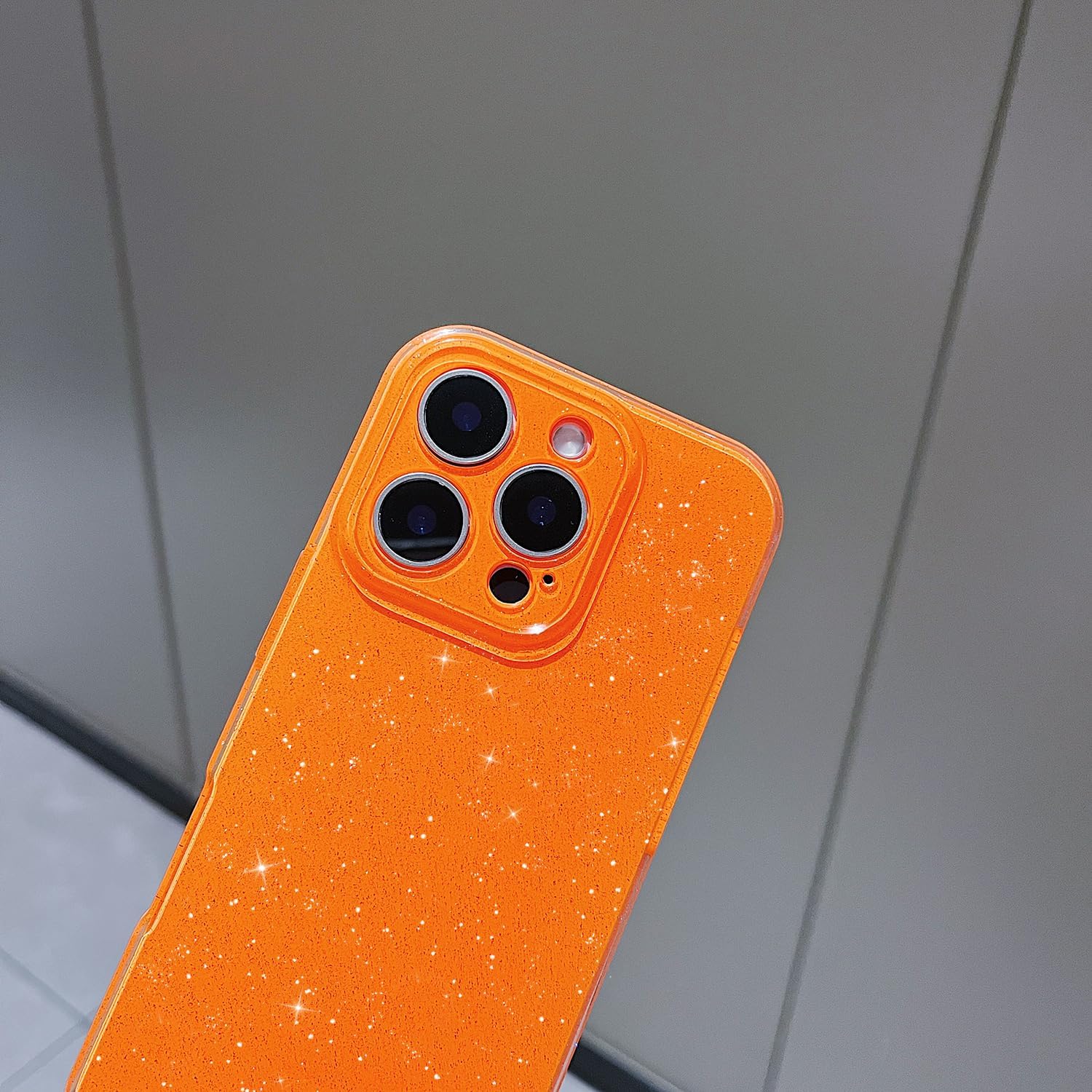 Desert Orange 여성용 귀여운 글리터 케이스, - Tech Accessories Iphone 리뷰 및 가격