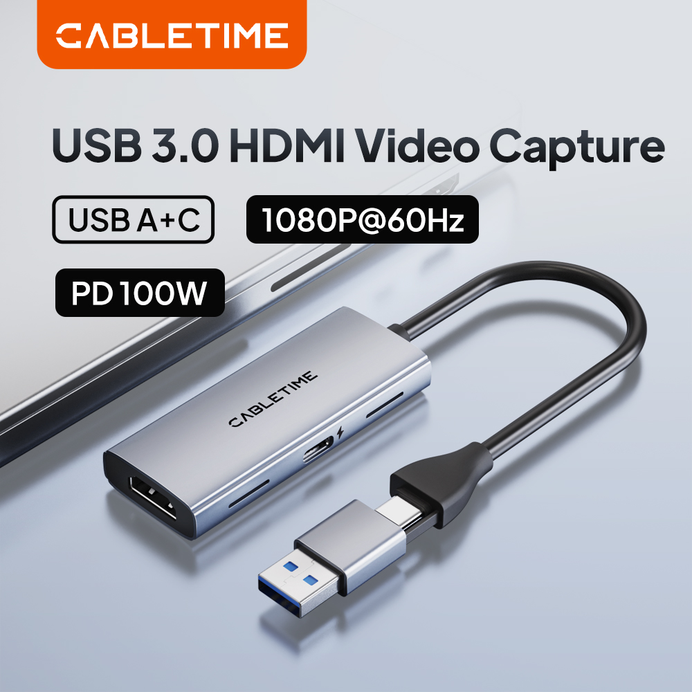CABLETIME USB 3.0 HDMI 비디오 캡처  - Usb C To Hdmi 리뷰 및 가격