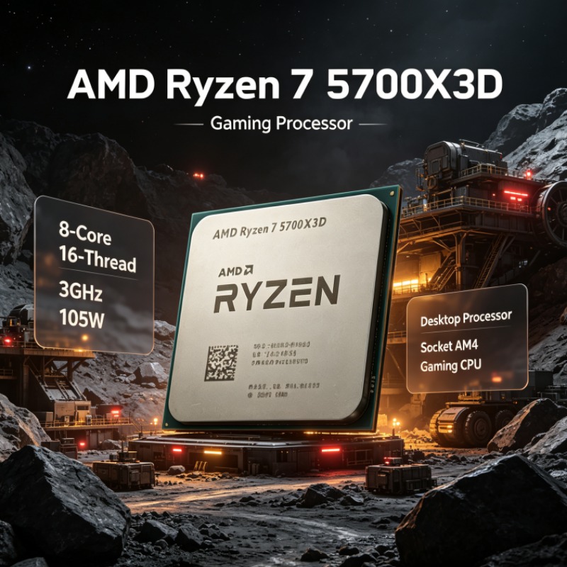 AMD 라이젠 7 5700X3D 데스크탑 CPU, DD - Amd Cpu Ryzen 7 리뷰 및 가격