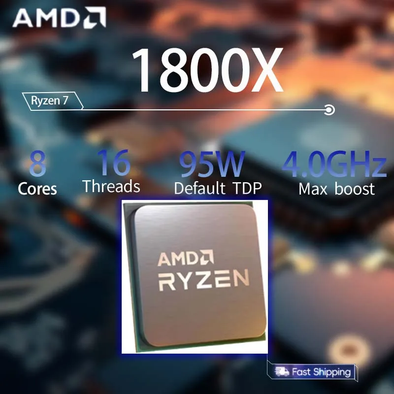 AMD Ryzen 7 1800X CPU R7 1800X - Amd Cpu Ryzen 7 리뷰 및 가격