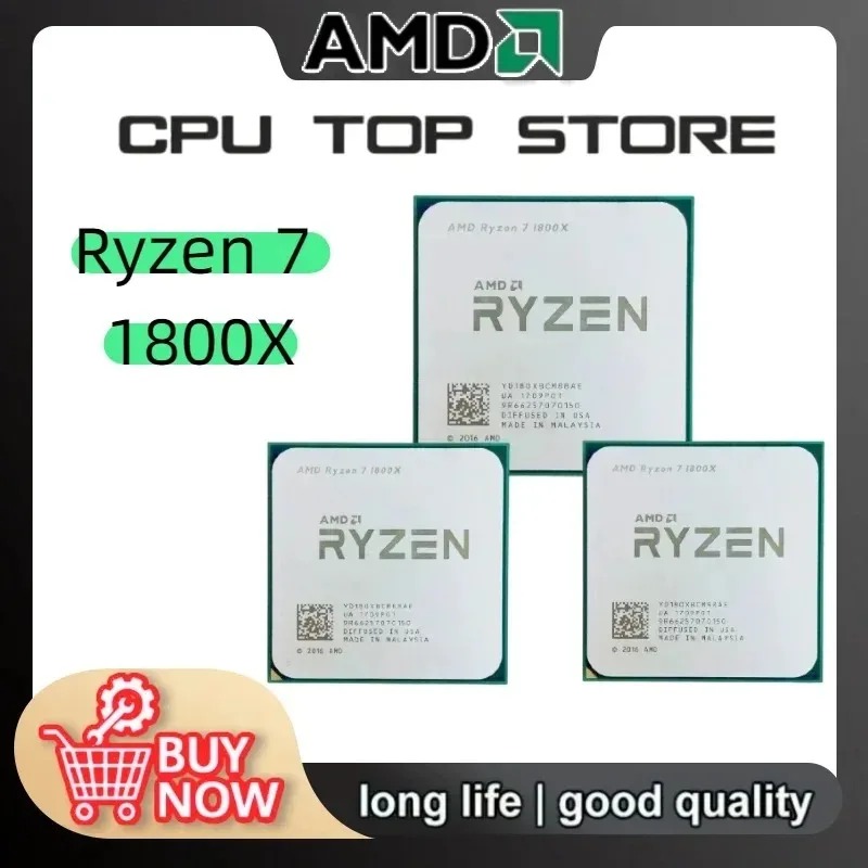 100% 새 제품, 정품 AMD Ryzen 7 1800 - Amd Cpu Ryzen 7 리뷰 및 가격