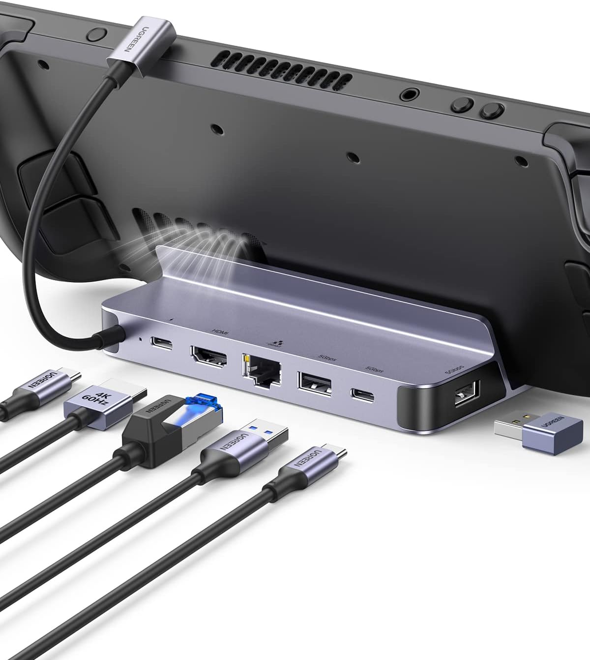 UGREEN 스팀 덱 도크 6-in-1 USB C 도킹 - Usb C To Hdmi 리뷰 및 가격