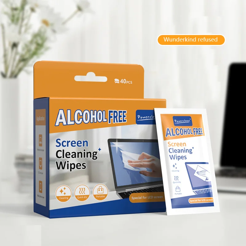 40팩 PC 클리너 물티슈 - 자동차, 휴대폰, 태블릿 - Screen Cleaner Spray 리뷰 및 가격
