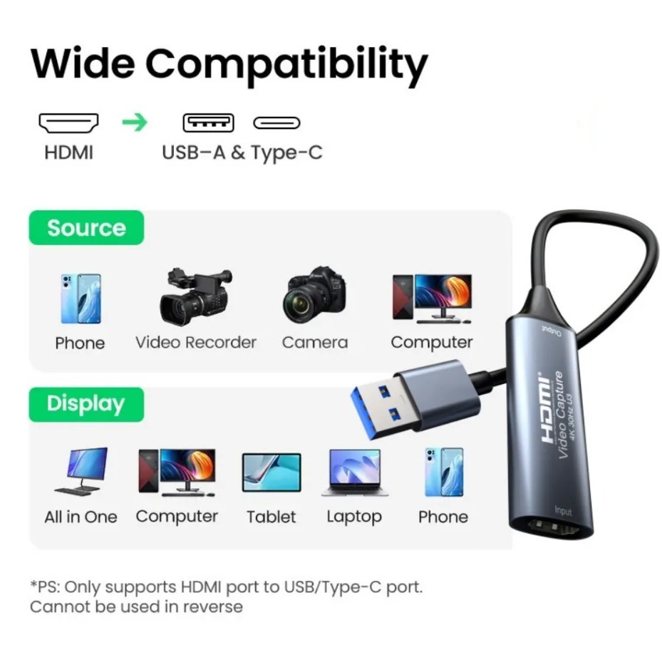 USB-C 2.0/3.0 HDMI 비디오 캡처 카드는  - Usb C To Hdmi 리뷰 및 가격