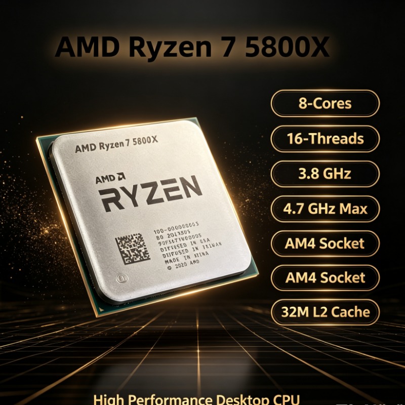 AMD 라이젠 7 5800X R7 5800X AM4 데 - Amd Cpu Ryzen 7 리뷰 및 가격