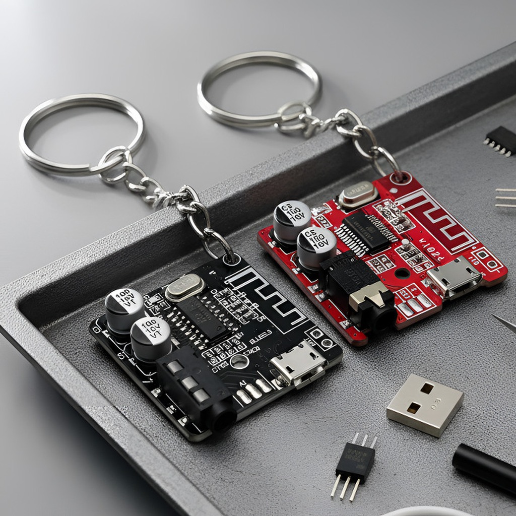 사이버펑크 스타일 회로 기판 열쇠고리 레트로 테크 감성 - Tech Accessories Board 리뷰 및 가격