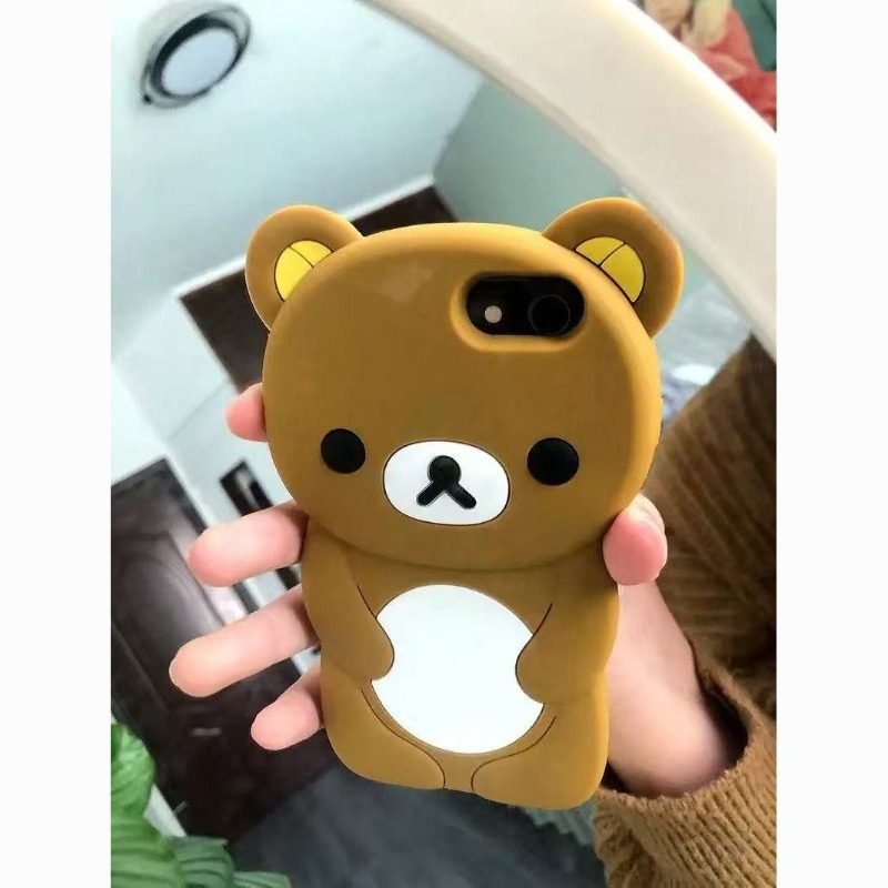 3D 리락쿠마 스테레오 실리콘 충격 방지 폰 케이스 아 - Tech Accessories Iphone 리뷰 및 가격
